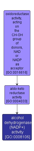GO:0008106 - alcohol dehydrogenase (NADP+) activity (interactive image map)