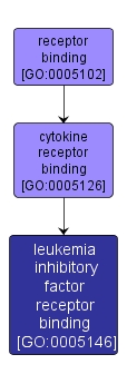 GO:0005146 - leukemia inhibitory factor receptor binding (interactive image map)