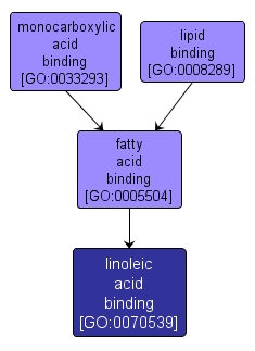 GO:0070539 - linoleic acid binding (interactive image map)