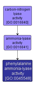 GO:0045548 - phenylalanine ammonia-lyase activity (interactive image map)