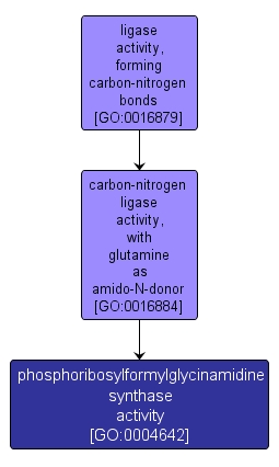 GO:0004642 - phosphoribosylformylglycinamidine synthase activity (interactive image map)