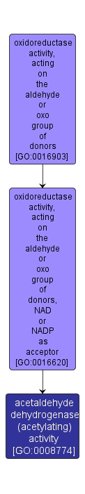 GO:0008774 - acetaldehyde dehydrogenase (acetylating) activity (interactive image map)