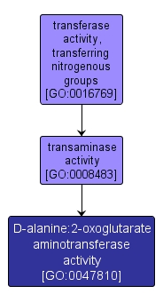 GO:0047810 - D-alanine:2-oxoglutarate aminotransferase activity (interactive image map)
