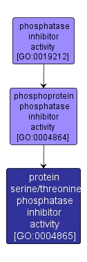 GO:0004865 - protein serine/threonine phosphatase inhibitor activity (interactive image map)