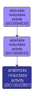 GO:0032867 - arabinose reductase activity (interactive image map)