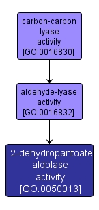 GO:0050013 - 2-dehydropantoate aldolase activity (interactive image map)