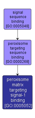 GO:0005052 - peroxisome matrix targeting signal-1 binding (interactive image map)