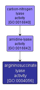 GO:0004056 - argininosuccinate lyase activity (interactive image map)