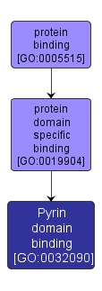 GO:0032090 - Pyrin domain binding (interactive image map)