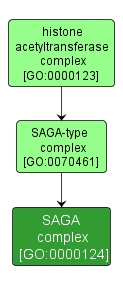 GO:0000124 - SAGA complex (interactive image map)