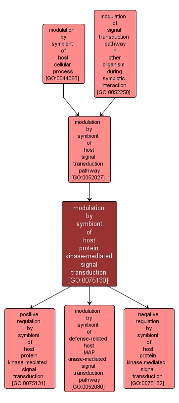 GO:0075130 - modulation by symbiont of host protein kinase-mediated signal transduction (interactive image map)