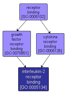 GO:0005134 - interleukin-2 receptor binding (interactive image map)