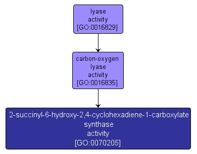 GO:0070205 - 2-succinyl-6-hydroxy-2,4-cyclohexadiene-1-carboxylate synthase activity (interactive image map)