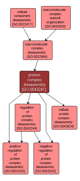 GO:0043241 - protein complex disassembly (interactive image map)