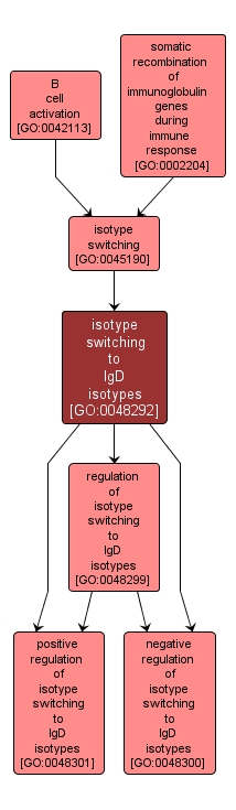 YRC Public Data Repository - Gene Ontology - isotype switching to IgD ...