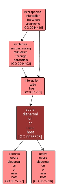 GO:0075325 - spore dispersal on or near host (interactive image map)