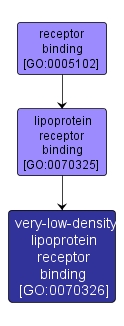 GO:0070326 - very-low-density lipoprotein receptor binding (interactive image map)