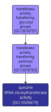 GO:0008479 - queuine tRNA-ribosyltransferase activity (interactive image map)