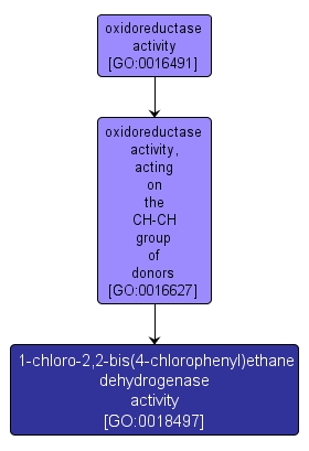 GO:0018497 - 1-chloro-2,2-bis(4-chlorophenyl)ethane dehydrogenase activity (interactive image map)