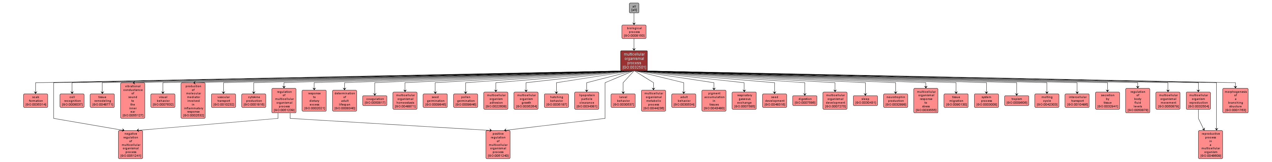 GO:0032501 - multicellular organismal process (interactive image map)