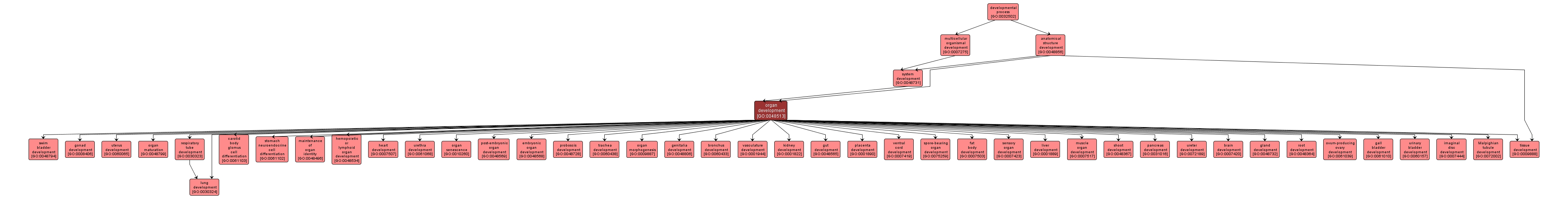 GO:0048513 - organ development (interactive image map)