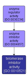 GO:0010521 - telomerase inhibitor activity (interactive image map)