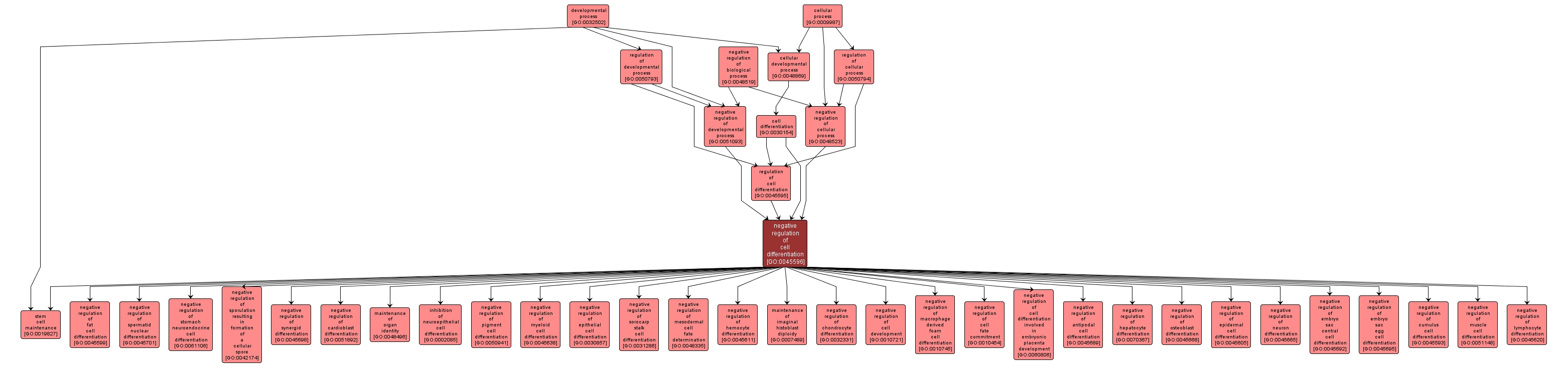 GO:0045596 - negative regulation of cell differentiation (interactive image map)