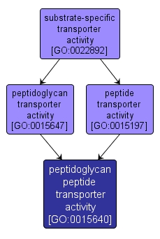 GO:0015640 - peptidoglycan peptide transporter activity (interactive image map)