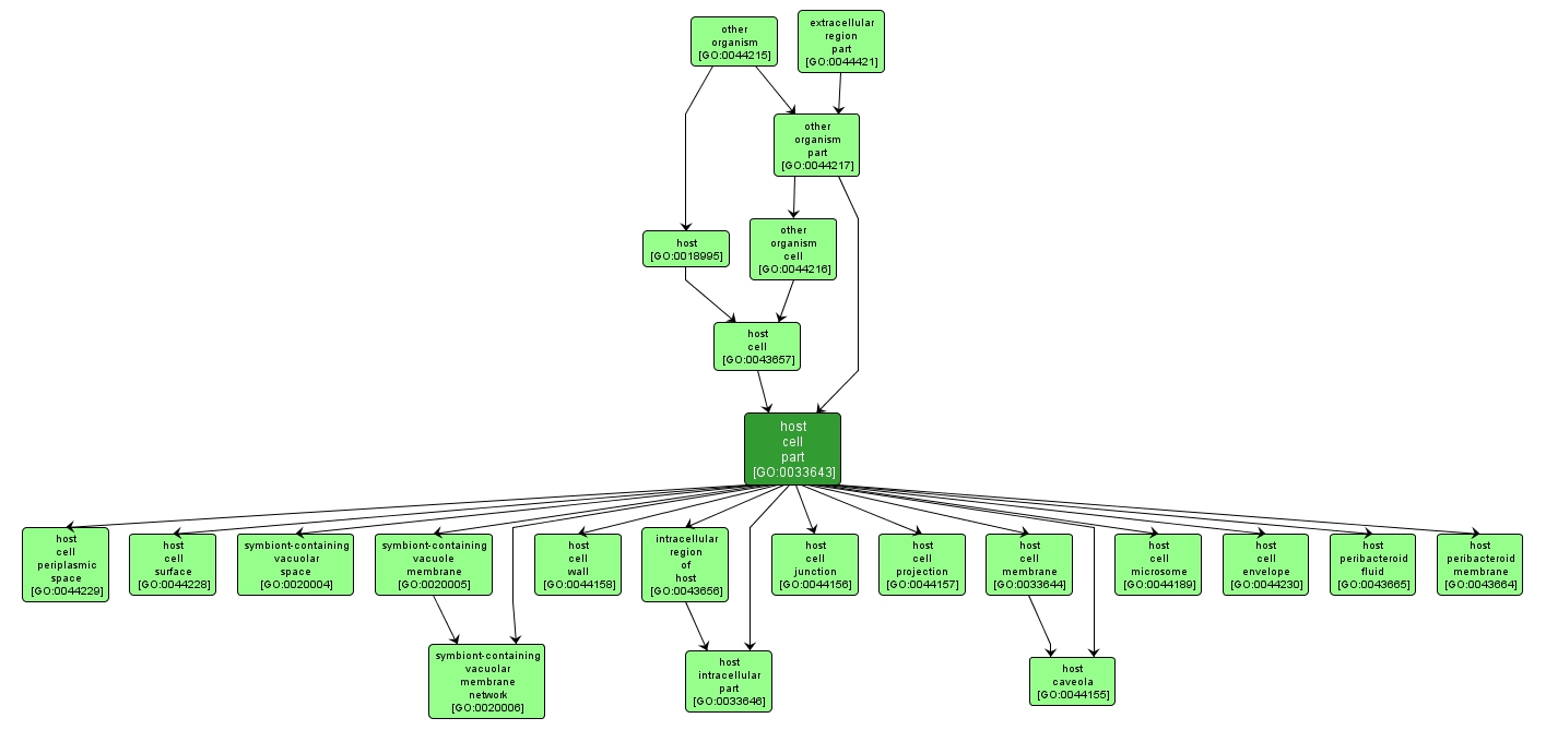 GO:0033643 - host cell part (interactive image map)
