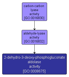 GO:0008675 - 2-dehydro-3-deoxy-phosphogluconate aldolase activity (interactive image map)