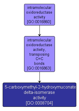 GO:0008704 - 5-carboxymethyl-2-hydroxymuconate delta-isomerase activity (interactive image map)