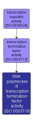 GO:0003718 - RNA polymerase III transcription termination factor activity (interactive image map)