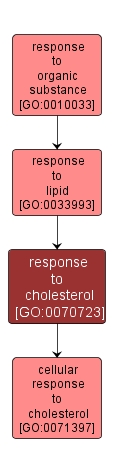 GO:0070723 - response to cholesterol (interactive image map)