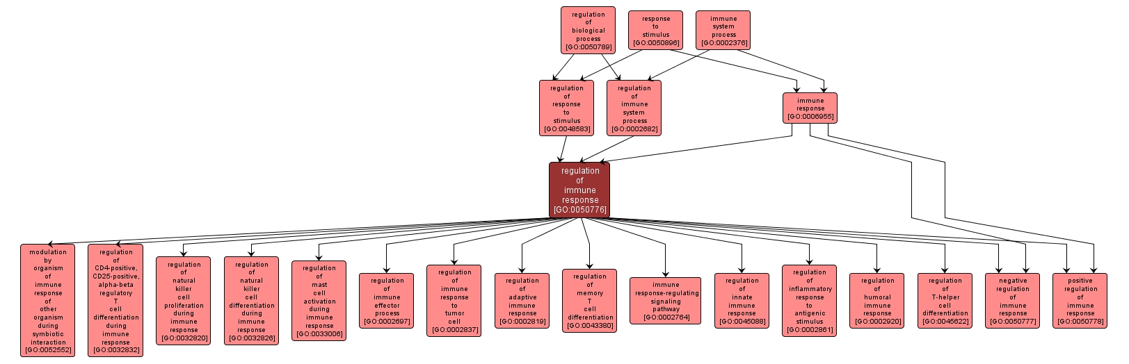 GO:0050776 - regulation of immune response (interactive image map)