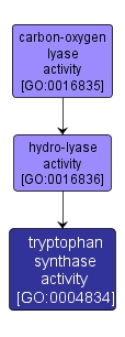 GO:0004834 - tryptophan synthase activity (interactive image map)