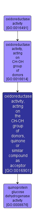 GO:0016901 - oxidoreductase activity, acting on the CH-OH group of donors, quinone or similar compound as acceptor (interactive image map)