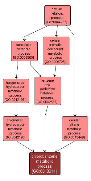GO:0018914 - chlorobenzene metabolic process (interactive image map)