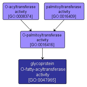 GO:0047965 - glycoprotein O-fatty-acyltransferase activity (interactive image map)